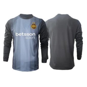 Inter Milan Portiere Maglia Gara Casa Repliche 2025-26 Maniche Lunghe